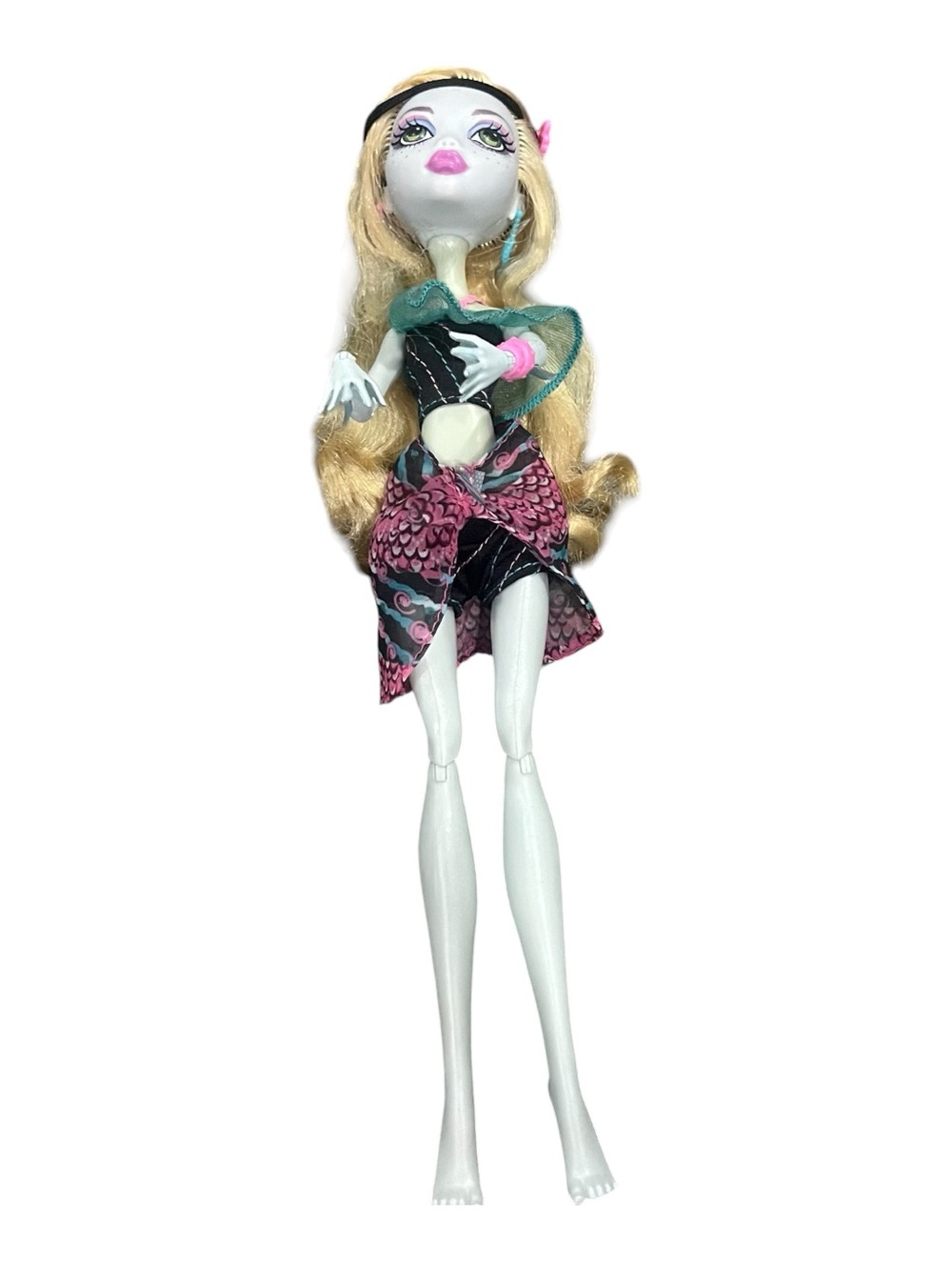 MONSTER HIGH Lagoona Blue Skull Shores Fashion Doll 2008 Mattel